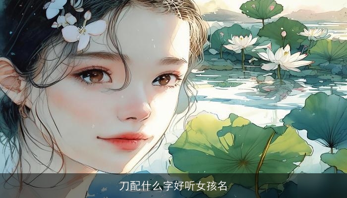 刀配什么字好听女孩名