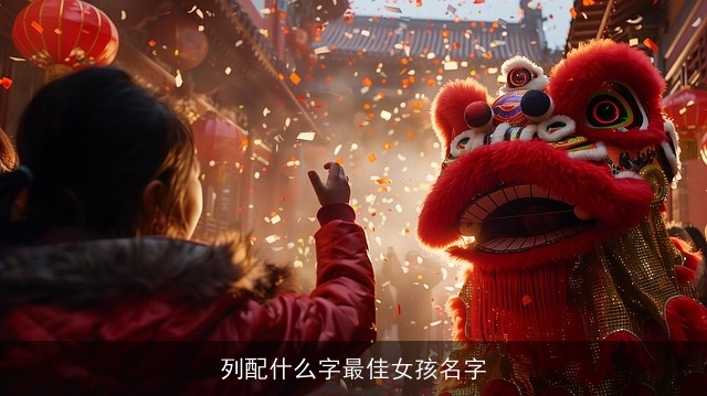 列配什么字最佳女孩名字