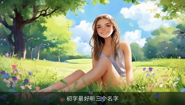 初字最好听三个名字