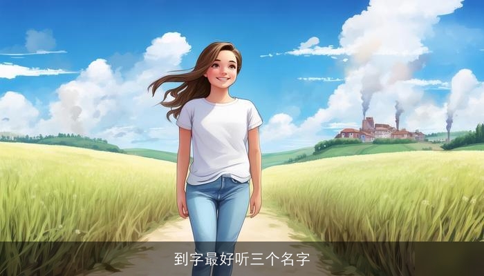 到字最好听三个名字
