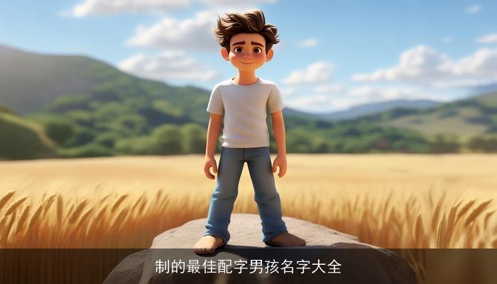 制的最佳配字男孩名字大全