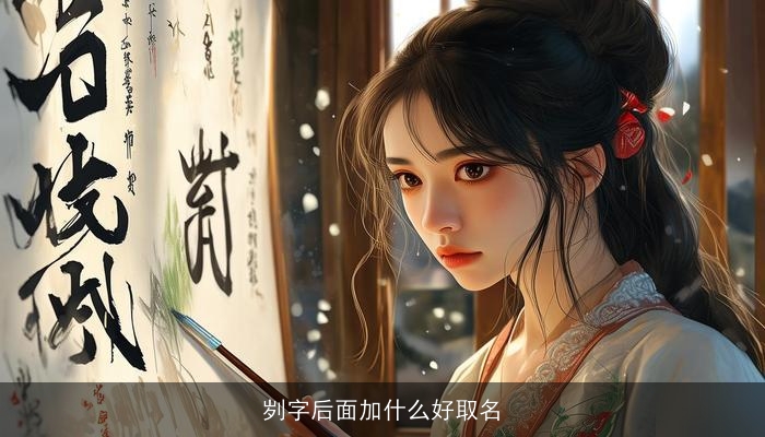 刿字后面加什么好取名