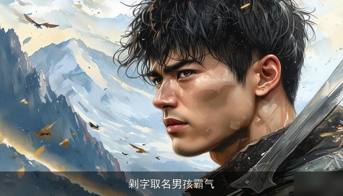 剁字取名男孩霸气