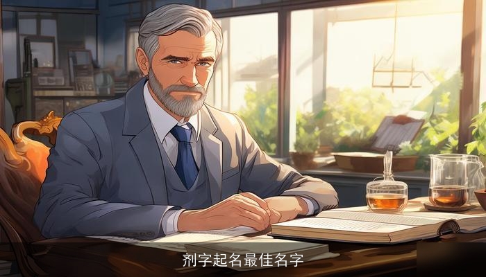 剂字起名最佳名字