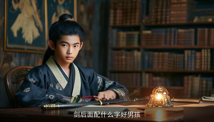 剑后面配什么字好男孩
