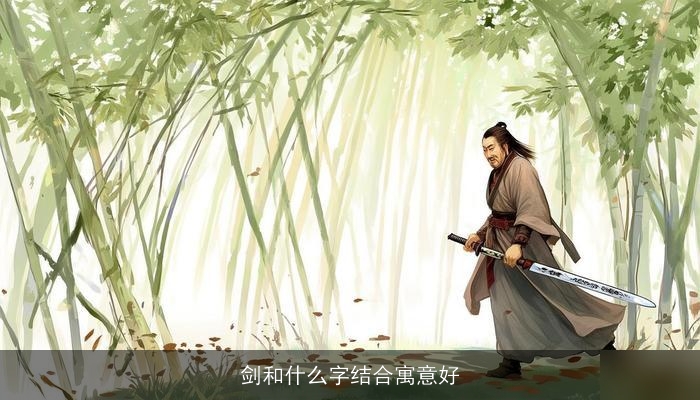 剑和什么字结合寓意好