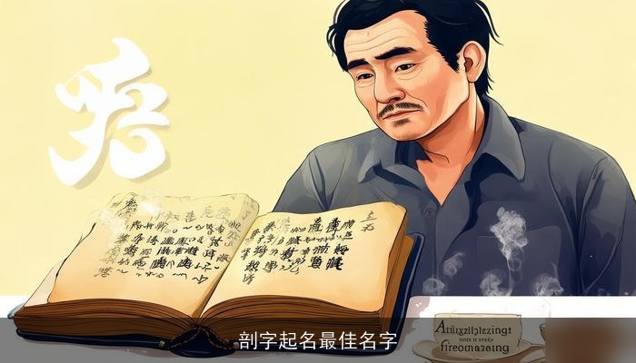 剖字起名最佳名字