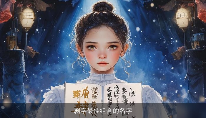 剧字最佳组合的名字