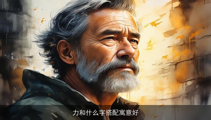 力和什么字搭配寓意好