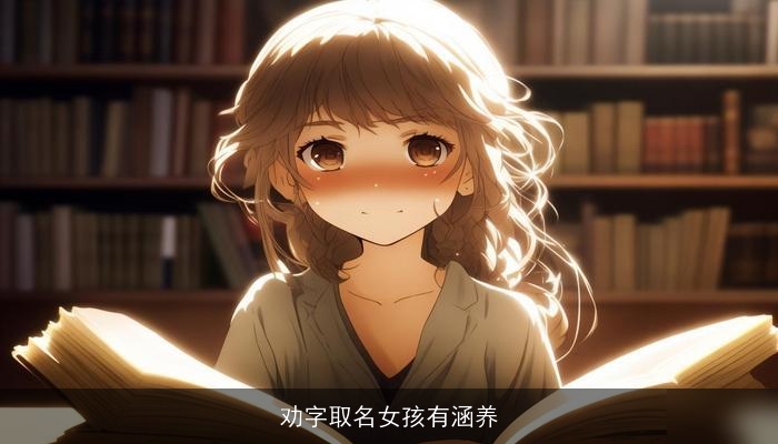 劝字取名女孩有涵养