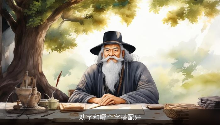 劝字和哪个字搭配好