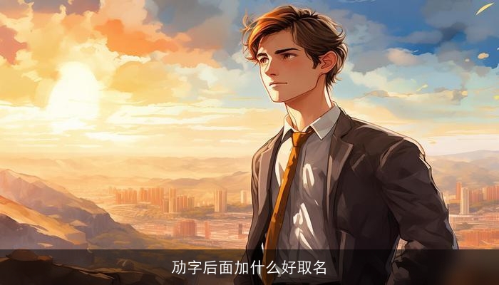 劢字后面加什么好取名