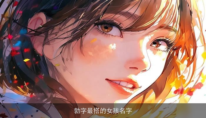 勃字最搭的女孩名字