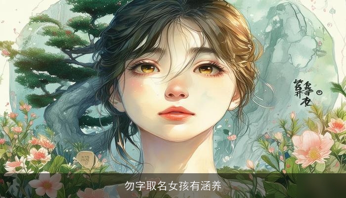 勿字取名女孩有涵养