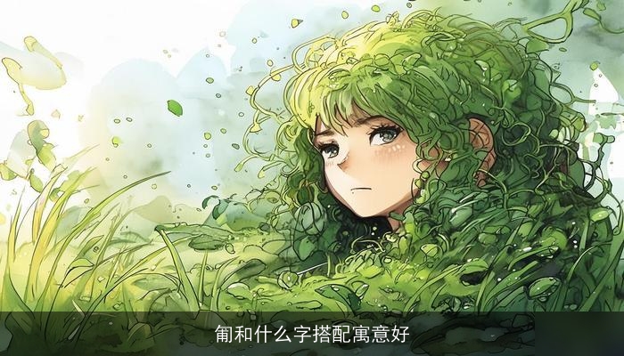 匍和什么字搭配寓意好