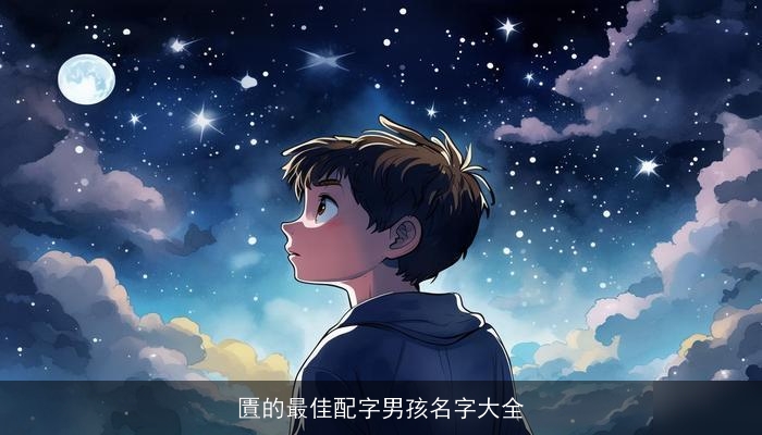 匱的最佳配字男孩名字大全