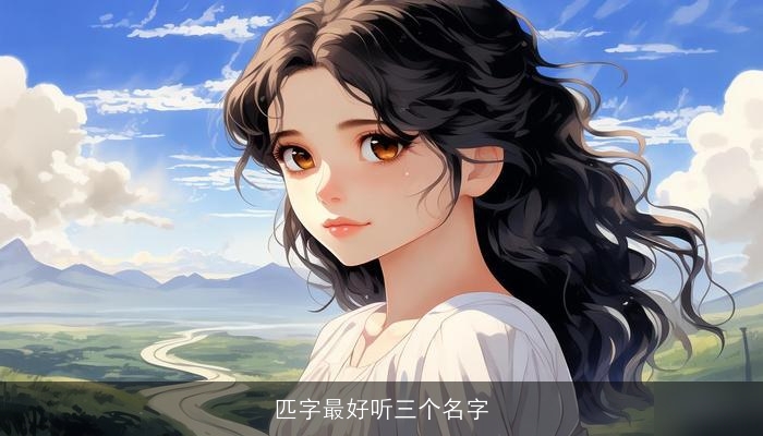 匹字最好听三个名字