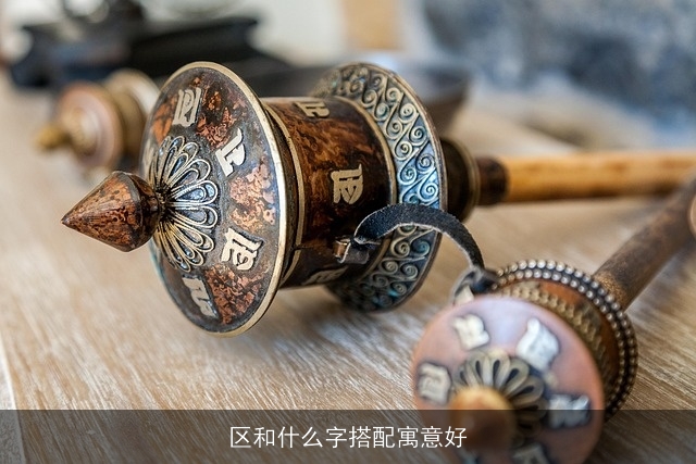 区和什么字搭配寓意好