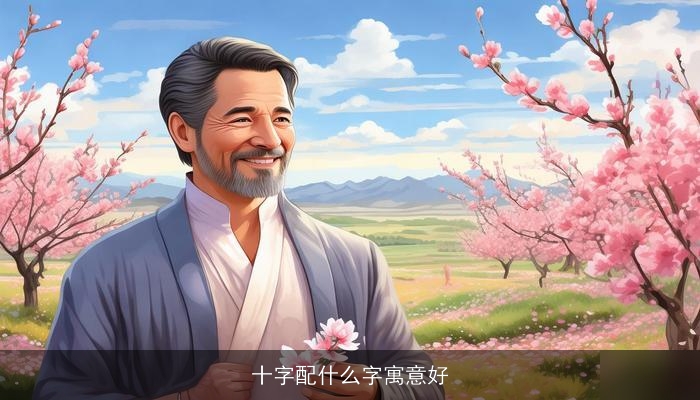 十字配什么字寓意好