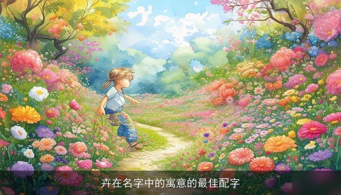 卉在名字中的寓意的最佳配字