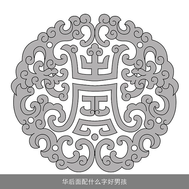 华后面配什么字好男孩