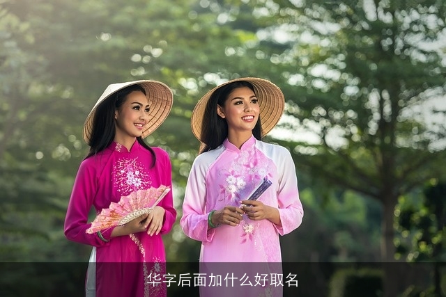 华字后面加什么好取名