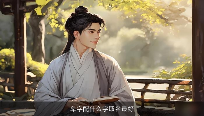 卑字配什么字取名最好