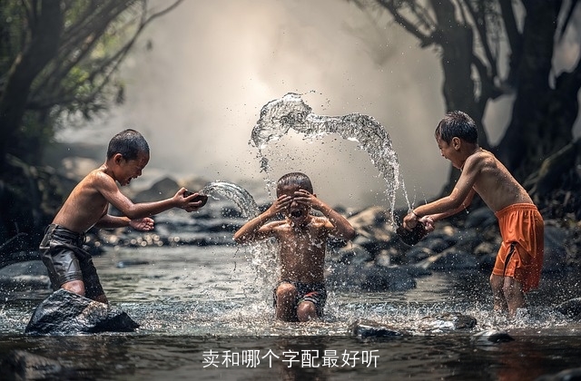 卖和哪个字配最好听