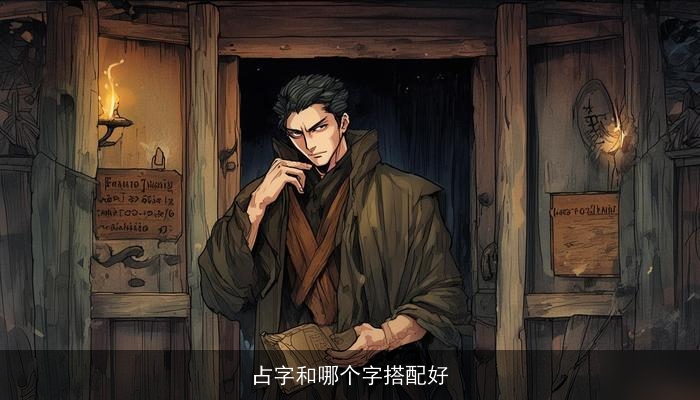 占字和哪个字搭配好