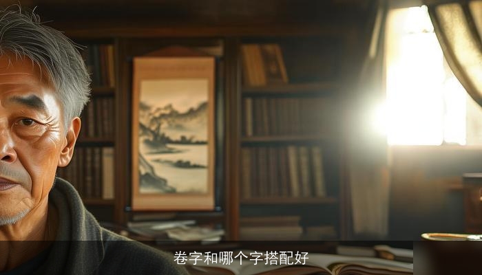 卷字和哪个字搭配好