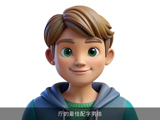 厅的最佳配字男孩