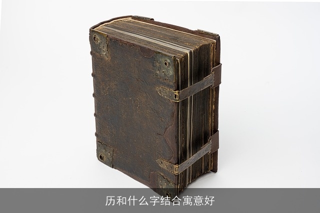 历和什么字结合寓意好