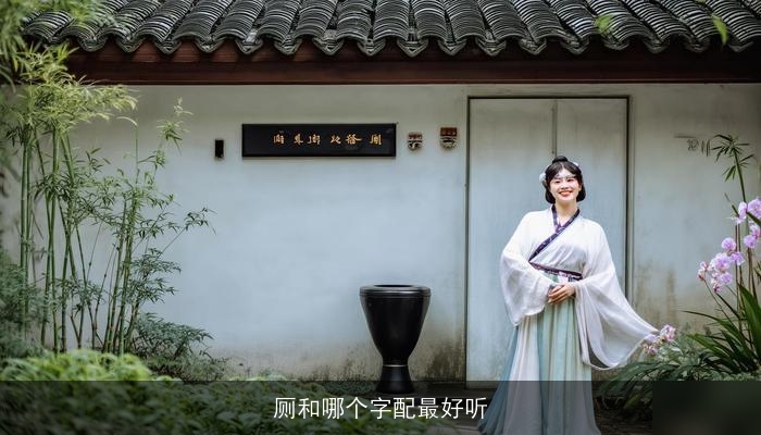 厕和哪个字配最好听