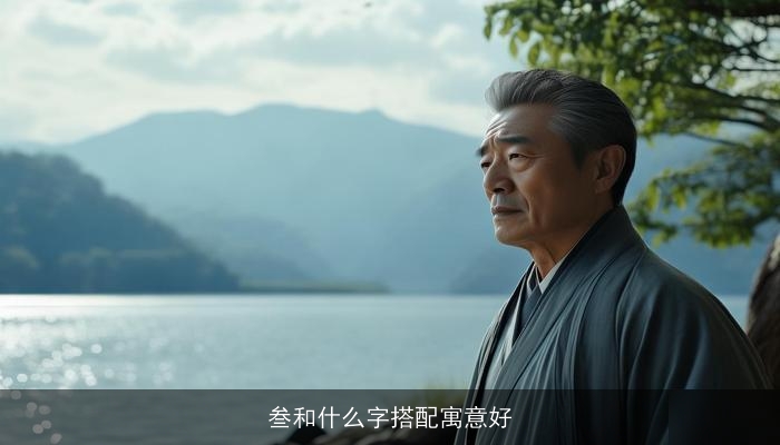 叁和什么字搭配寓意好