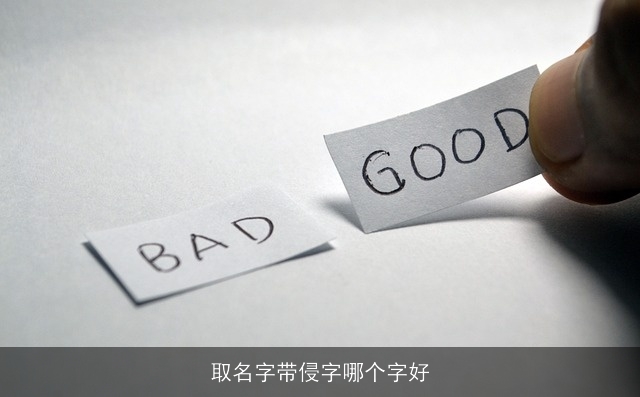 取名字带侵字哪个字好