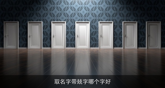 取名字带兢字哪个字好