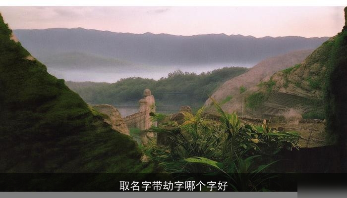取名字带劫字哪个字好
