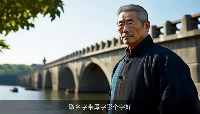 取名字带厚字哪个字好