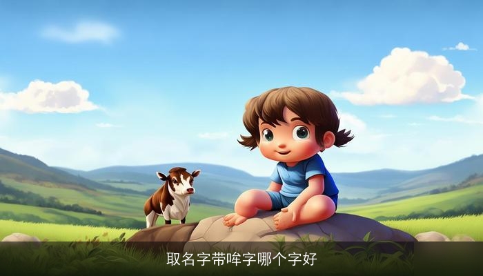 取名字带哞字哪个字好