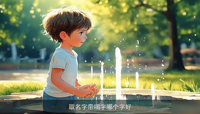 取名字带喝字哪个字好