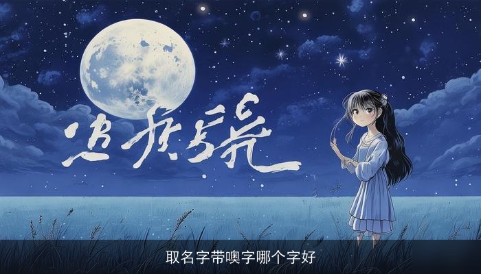 取名字带噢字哪个字好