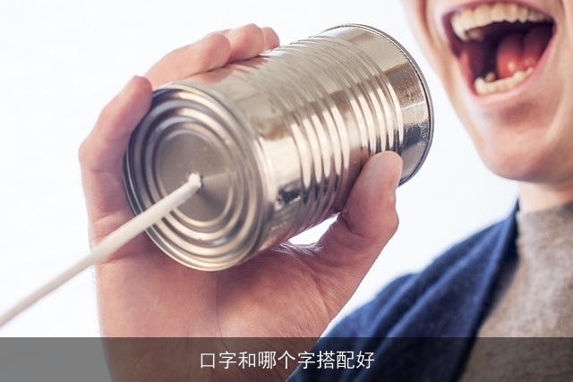 口字和哪个字搭配好