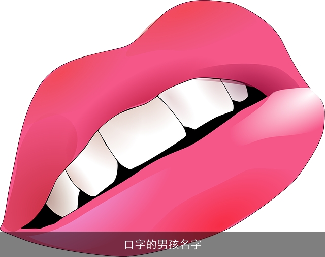 口字的男孩名字