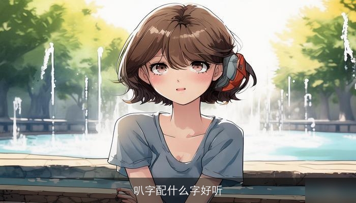 叭字配什么字好听