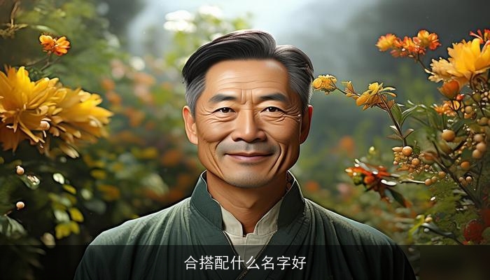 合搭配什么名字好