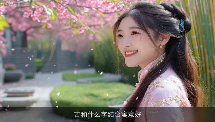 吉和什么字结合寓意好