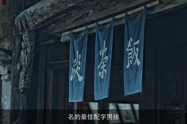 名的最佳配字男孩