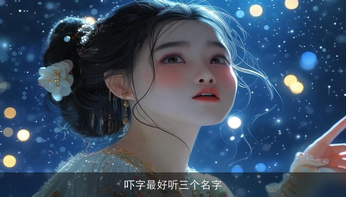 吓字最好听三个名字