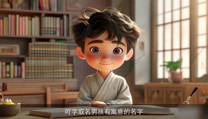 吖字取名男孩有寓意的名字