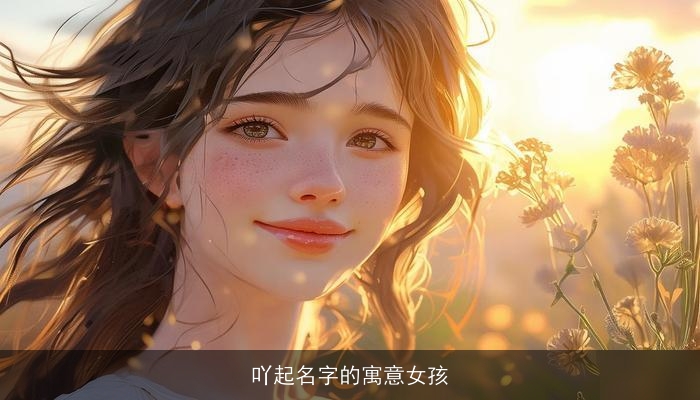 吖起名字的寓意女孩